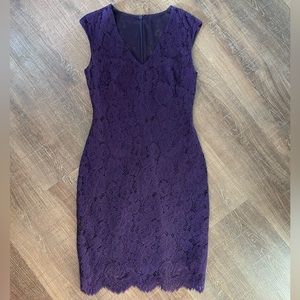 Ralph Lauren purple lace dress size 4